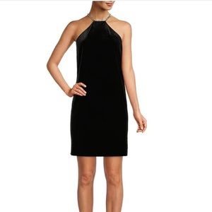 Alex Marie black velvet diamond halter size 2